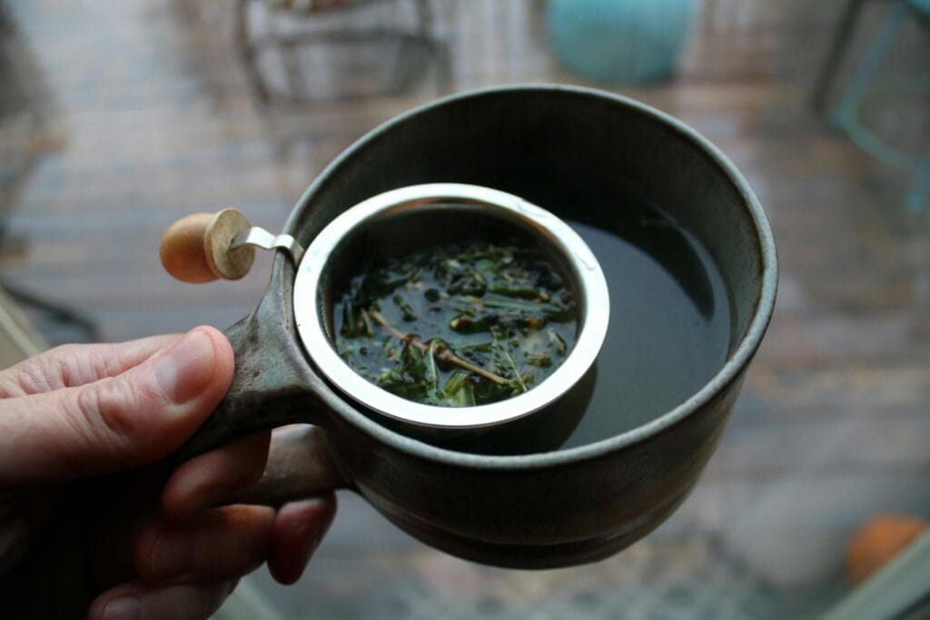 Té con infusor