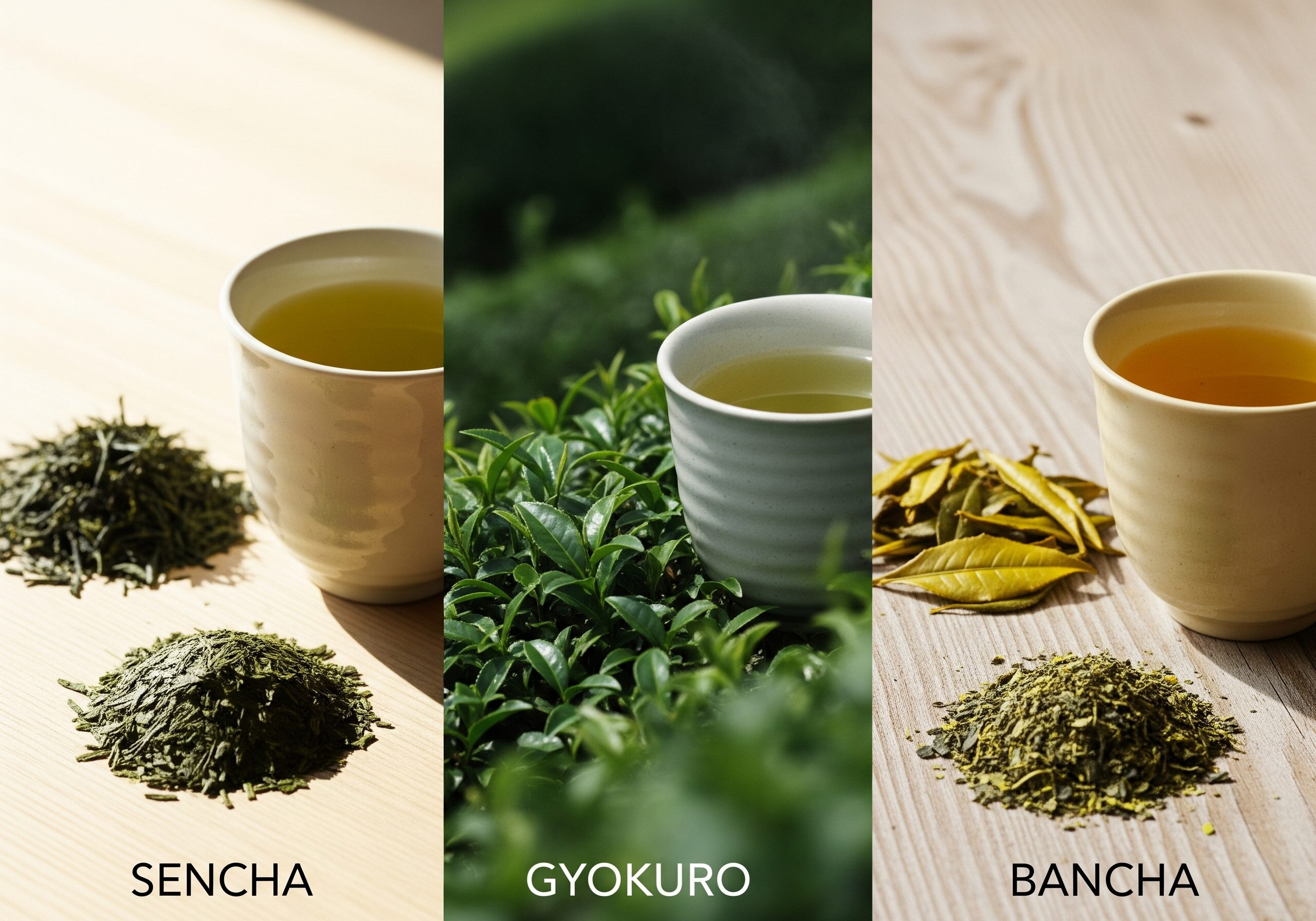 Dentro del Té Verde Japonés Sencha Gyokuro y Bancha Dentro del Té Verde Japonés: Sencha, Gyokuro y Bancha, las Tres Caras de la Hoja